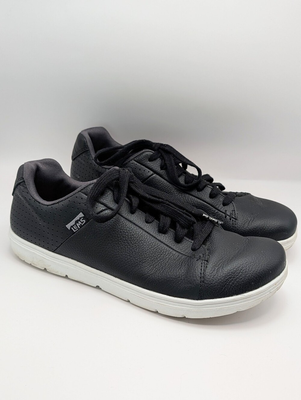 Lems Kourt Minimalist Sneakers Leather Zero Drop Casual Shoe
